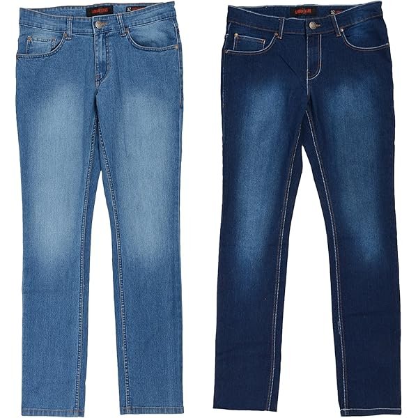 Rise Blue Jeans & Black Jeans